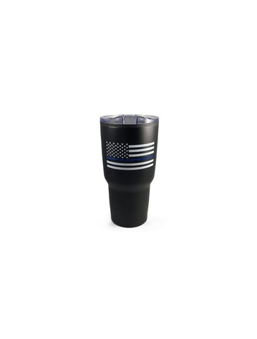Thin Blue Line 30oz Tumbler - Style TBL-TMBLR-TBL-30oz