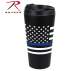 Rothco Thin Blue Line Flag Travel Mug - Style 1299