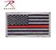 Thin Red Line US Flag Patch - Hook Back - Style 18889