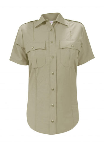 Elbeco Women's DutyMaxx SilverTan Short Sleeve Shirt -ELB-9782LC
