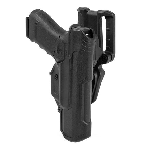 Blackhawk T-Series Level II Holster G17/19 RH - Style 44N100BKR