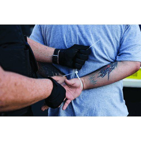 Forensics Source Flex-Cuffs Restraints 10 Pack/White  -Style LP-8210-1-10
