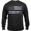 Long Sleeve Thin Blue Line T-Shirt - Style 3925