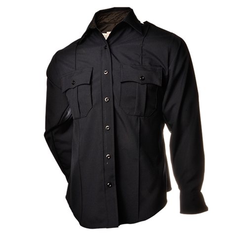 Elbeco Distinction Mens Navy Long Sleeve Shirts - ELB-840N