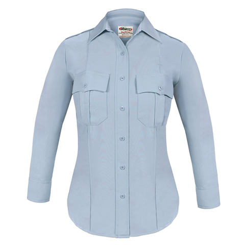 Elbeco Womens, TexTrop2 Long Sleeve Shirts, Ladies Choice - Blue -  ELB-9313LCN