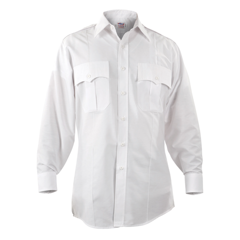 ELBECO PARAGON PLUS MEN'S LONG SLEEVE SHIRTS WHITE -STYLE ELB-P877