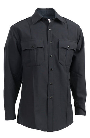 Elbeco Men's TexTrop2 Long Sleeve Shirt- Midnight Navy- Style ELB-Z314N