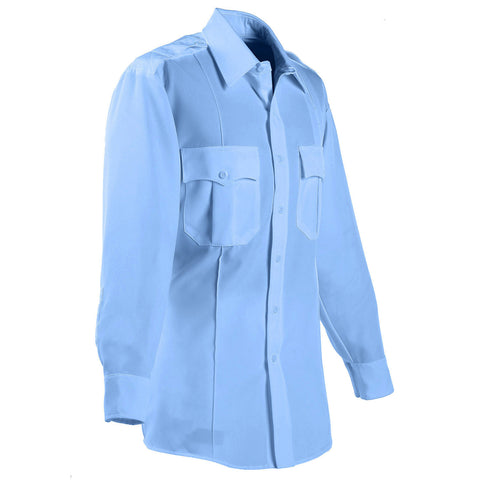 Elbeco Men's TexTrop2 Long Sleeve Shirt- Blue Style ELB-Z313N