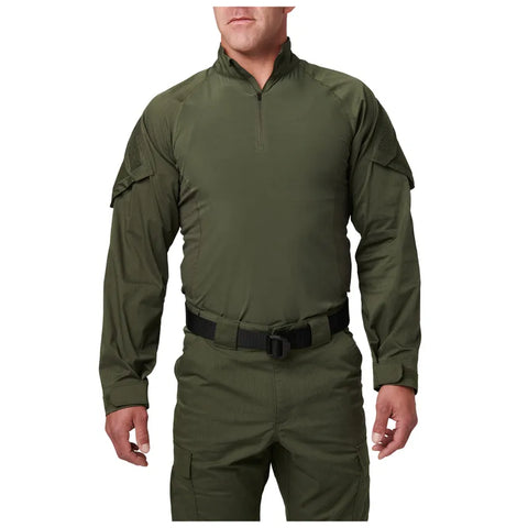 5.11 Flex-Tac TDU Long Sleeve OD Green Shirt - Style 72565