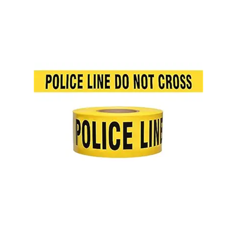 Barricade Yellow Tape - Police
