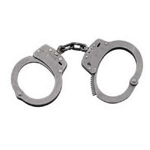 Smith & Wesson Model 103 Chain-Linked Stainless Steel Handcuffs - Style 350105