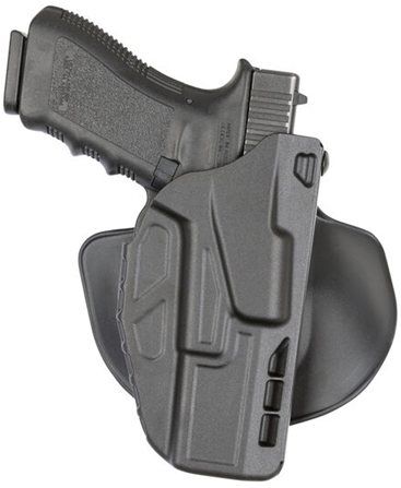 Safariland 7378 7TS ALS Concealment Paddle and Belt Loop Combo Holster for Glock 17 w/ Light - Style 7378-8325-411