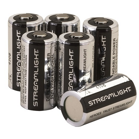 Streamlight 3-Volt Lithium Batteries (6 Pack) - 85180