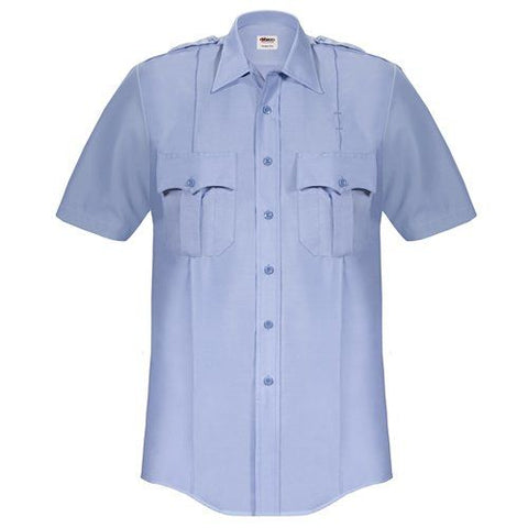 Elbeco Paragon Plus Men's SS Shirt - Blue - Style P868