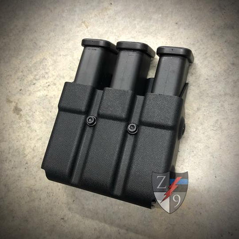 Zero9 Holster Triple Mag Case with Malice Clips - Style 4007