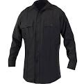 Blauer Men's Polyester Long Sleeve Supershirt Black - Style 8670