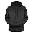 Rothco Plain Black Concealed Carry Hoodie - Style 2072