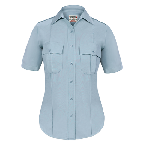 Elbeco Womens, TexTrop2 Short Sleeve Shirts, Ladies Choice - Blue - ELB-9813LCN