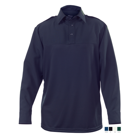 Elbeco Mens Tan, UV1 Undervest Long Sleeve Shirt- Style ELB-UVS113