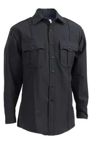 Elbeco Men's TexTrop2 Long Sleeve Shirt- Midnight Navy- Style ELB-314N